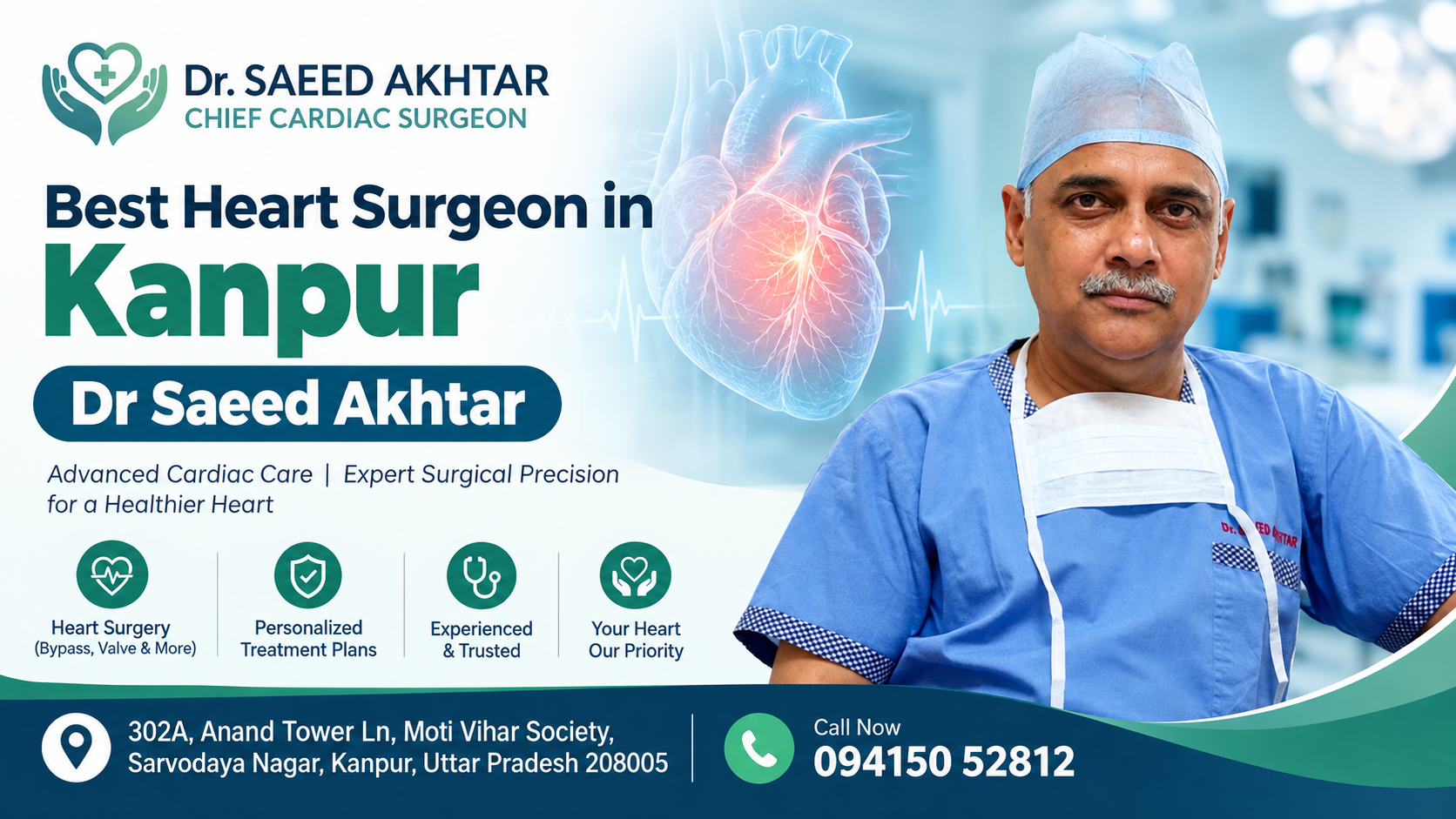 Best Heart Surgeon in Kanpur Dr Saeed Akhtar